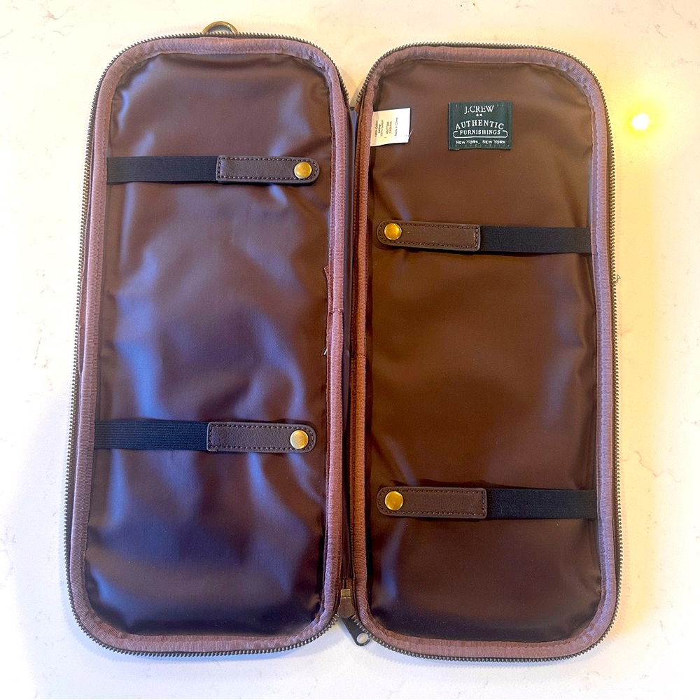 JCrew cotton tie and accessory holder case